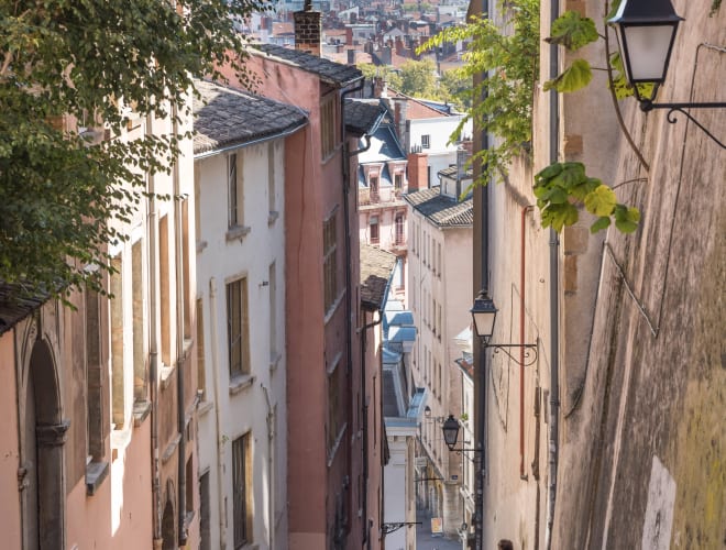 Lyon, Montée des Carmes Déchaussés