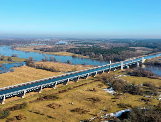 Magdeburg, Wasserstraßenkreuz Magdeburg