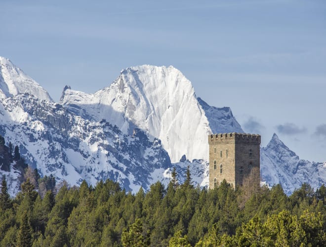 Maloja, Turm Belvedere