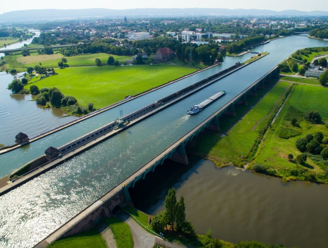 Minden, Wasserstraßenkreuz