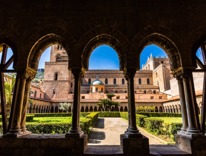 Monreale, Chiostro dei Benedettini
