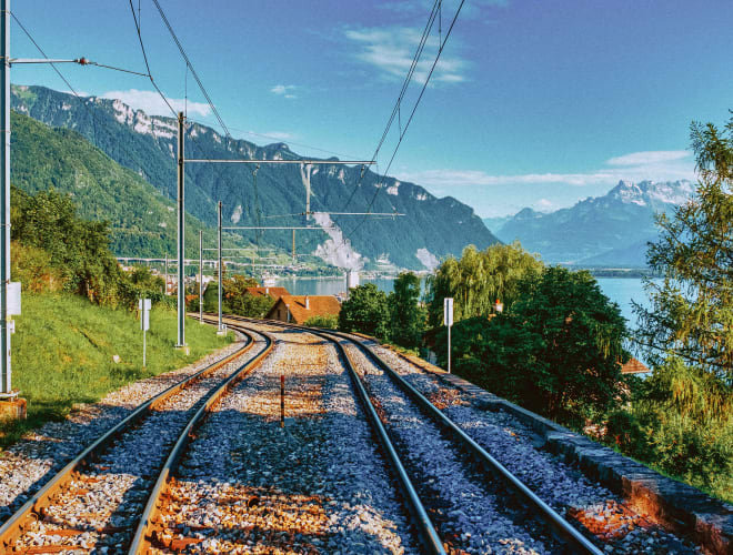 Montreux, Bahnfahrt Montreux-Rochers-de-Naye
