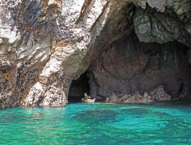 Morgat, Grottes Marines