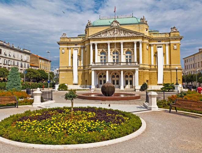 Rijeka, Kroatisches Nationaltheater