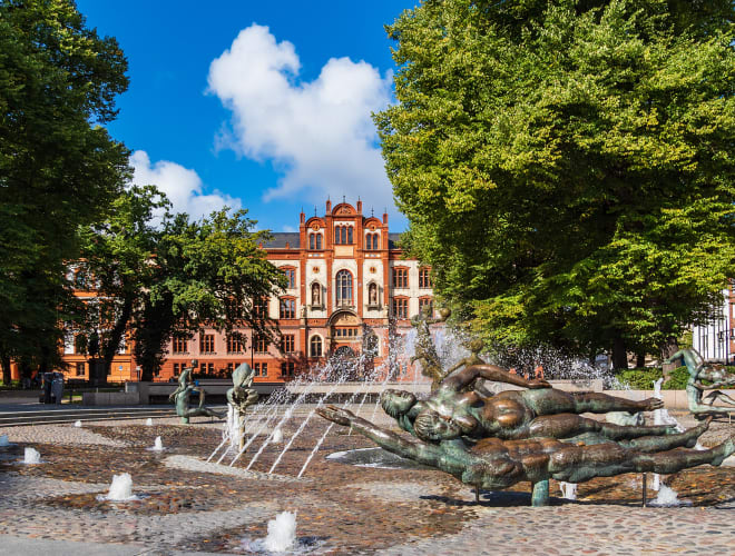 Rostock, Brunnen der Lebensfreude