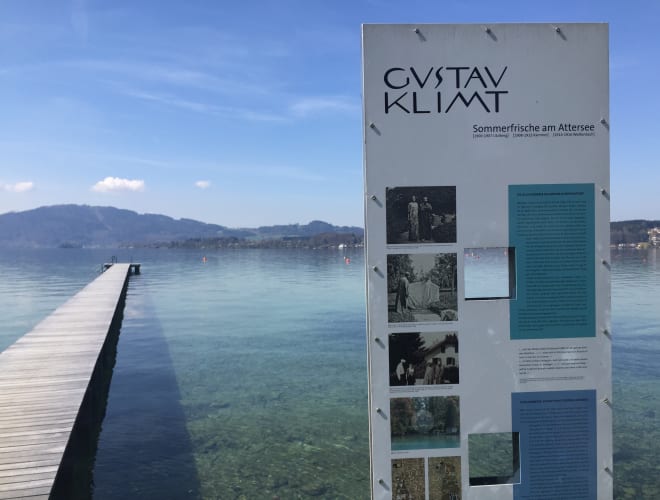 Seewalchen am Attersee, Gustav-Klimt-Themenweg