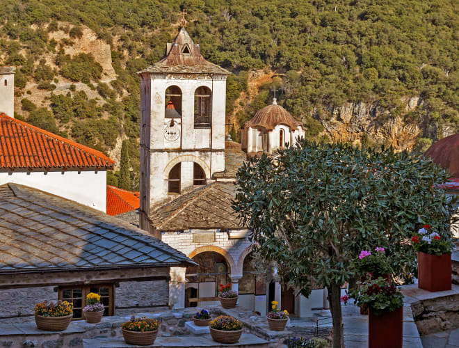 Serres, Moni Timiou Prodromou