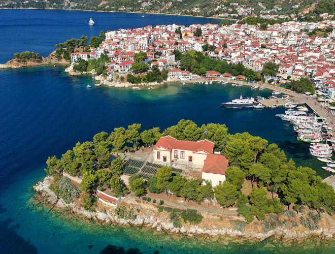 Skiathos (Insel Skiathos), Festungsinsel Bourtzi