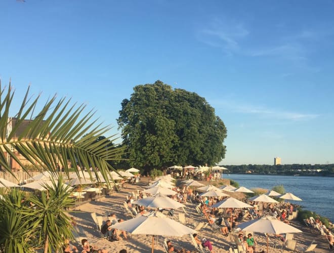 Mainz-Kastel, Bastion von Schönborn - Kasteler Strand
