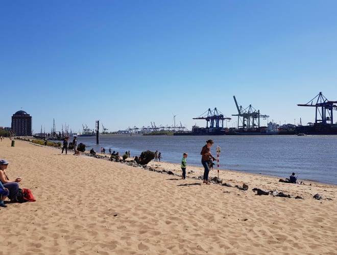 Hamburg, Elbstrand Övelgönne