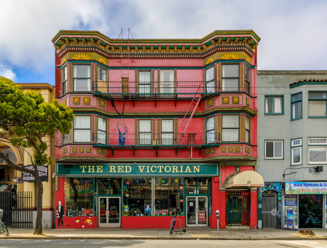 San Francisco, CA, The Red Victorian