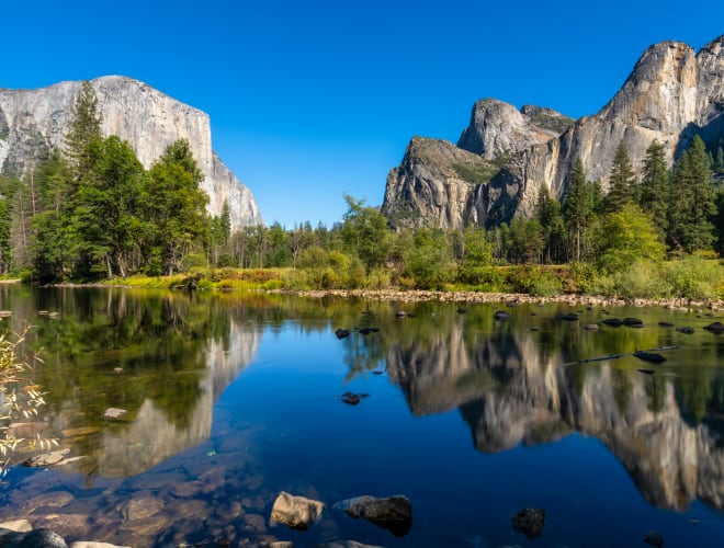 Yosemite Village, CA, Mirror Lake