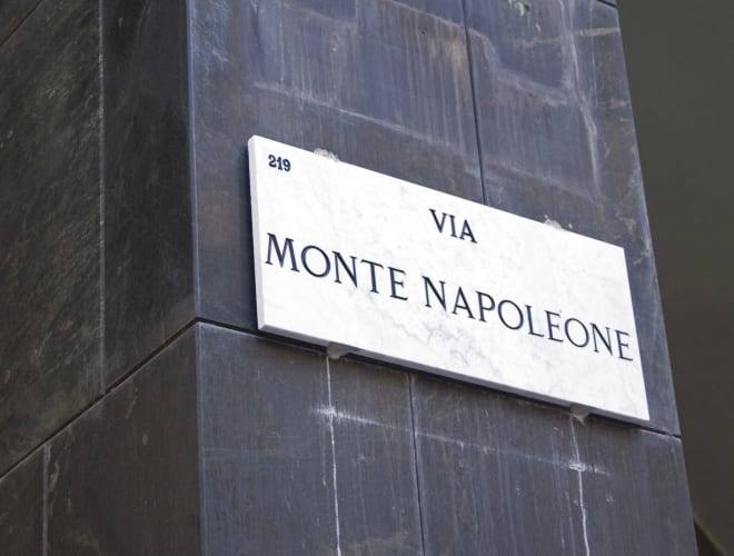 Mailand, Via Monte Napoleone