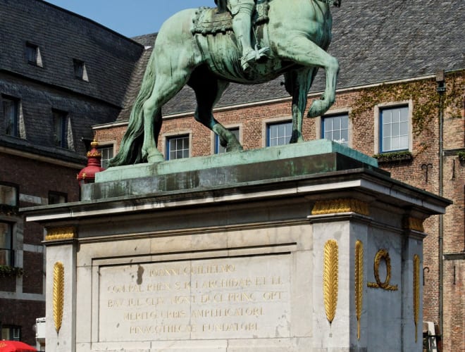 Düsseldorf, Jan-Wellem-Reiterdenkmal