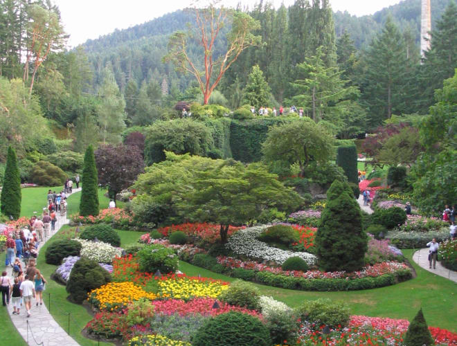 Central Saanich, Butchart Gardens