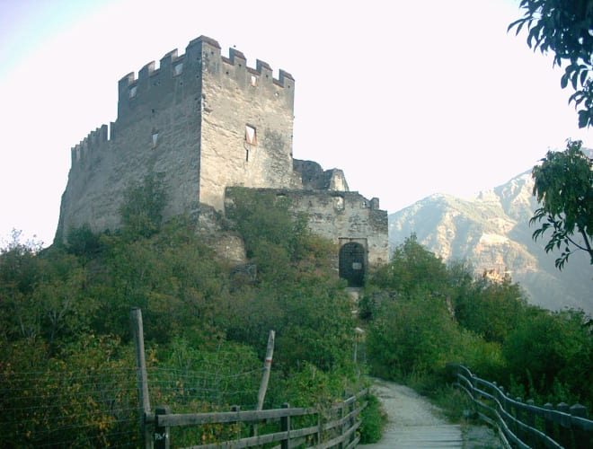 Latsch, Burg Obermontani