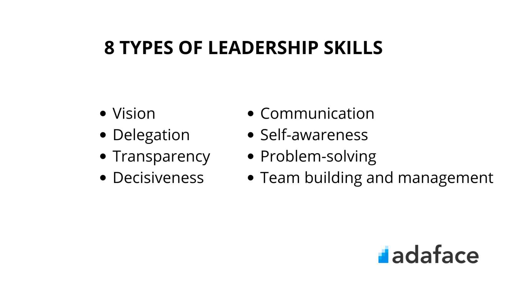 Types Of Leadership Skills