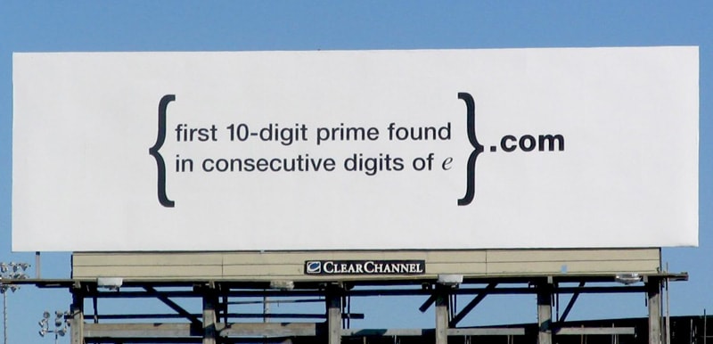 Google's Mystery Billboard