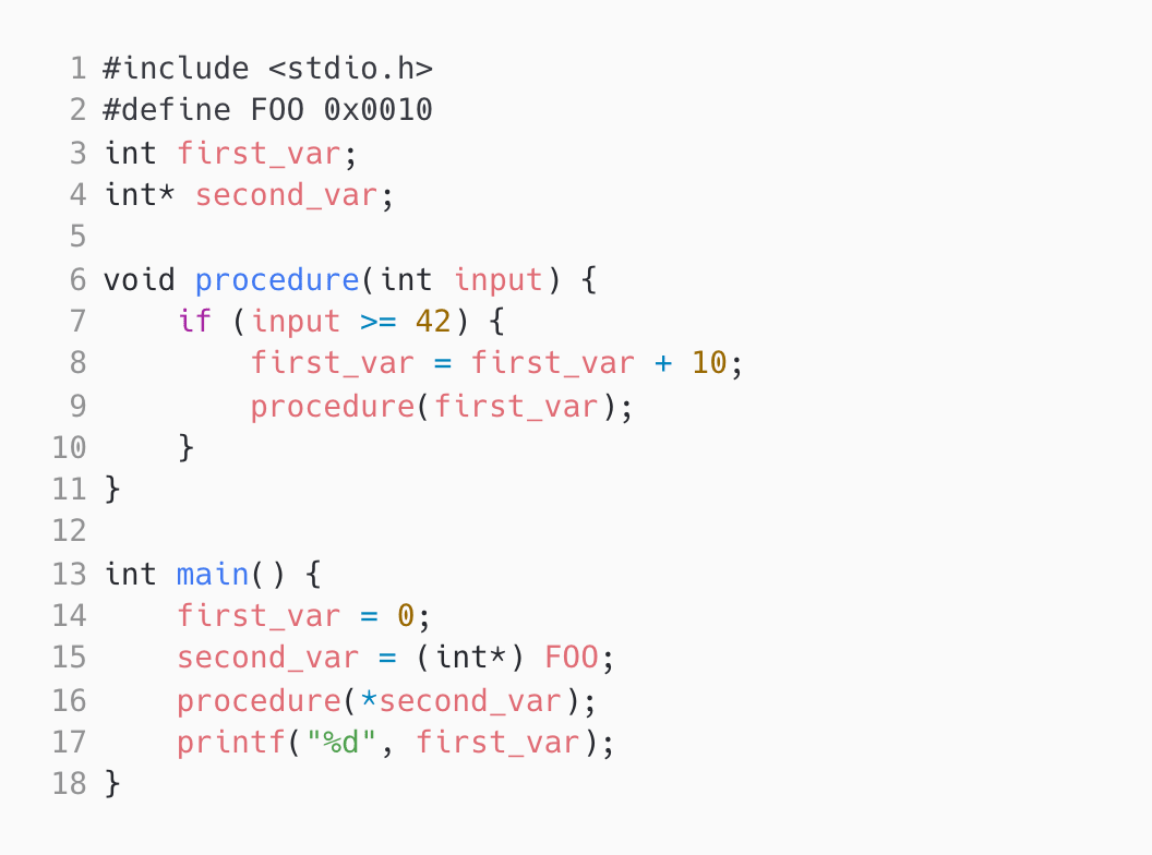 C Programming Online Test