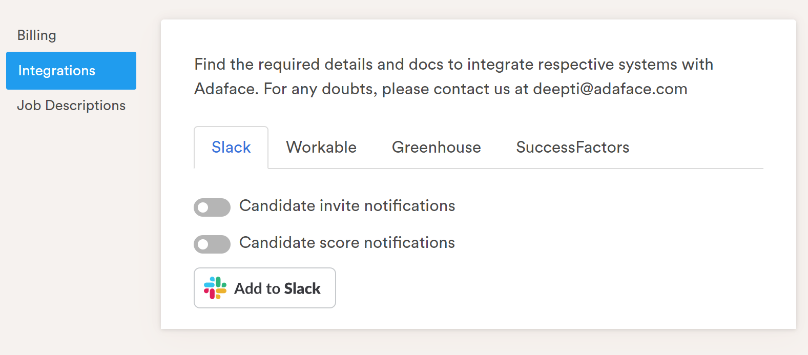 slack integration step2