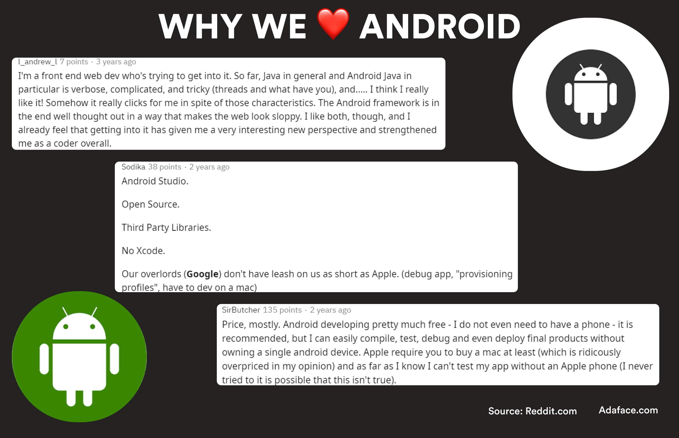 Why developers love Android? Android developer salary - Adaface salary guides