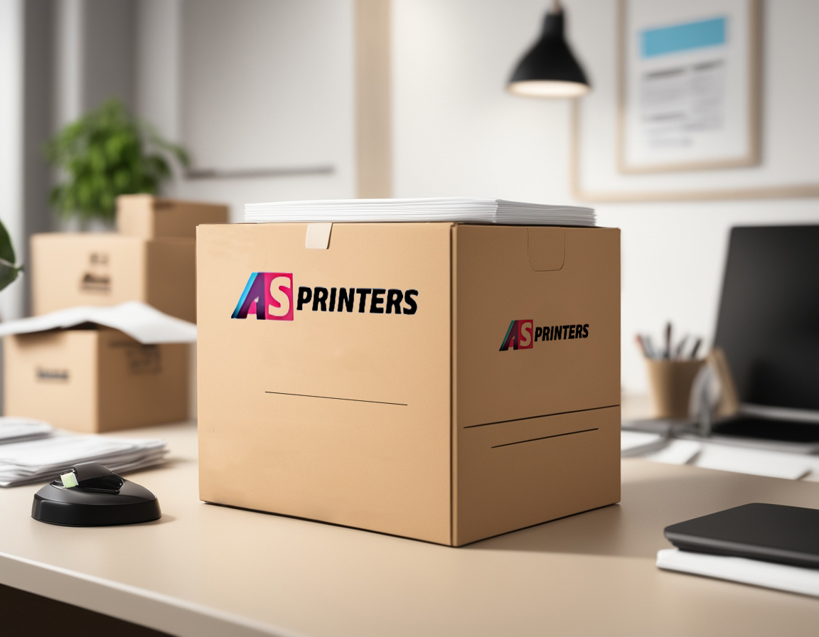 Materiały eksploatacyjne do drukarek – projekt logo ASPrinters, autor: Zbigniew Adam Karski