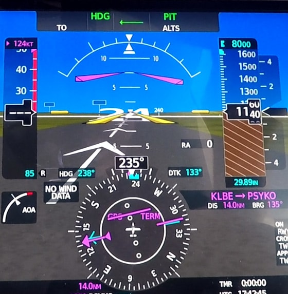 G3000 PFD FMS Speed Mode