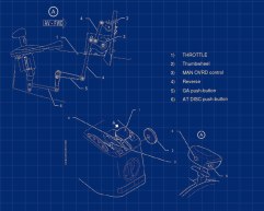 TBM 940 Autothrottle Blueprint Image