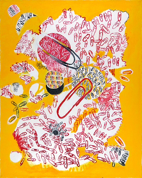 Abstract painting by Grazyna Adamska Jarecka