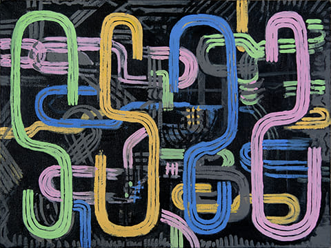 Abstract painting by Grazyna Adamska Jarecka