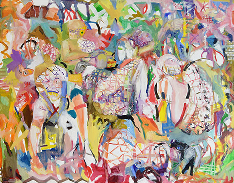Abstract painting by Grazyna Adamska Jarecka