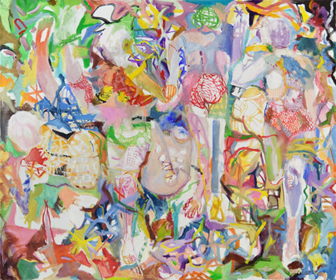 Abstract painting by Grazyna Adamska Jarecka