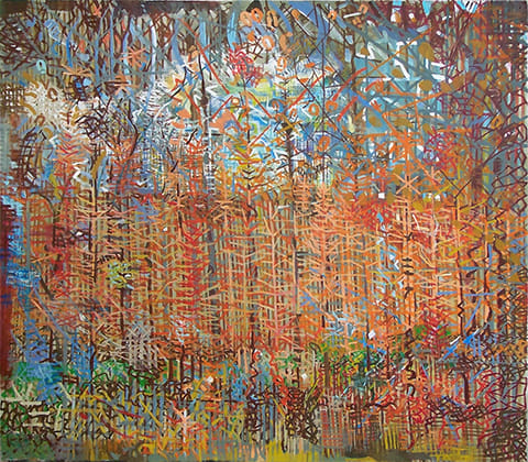 Abstract painting by Grazyna Adamska Jarecka