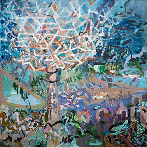 Abstract painting by Grazyna Adamska Jarecka