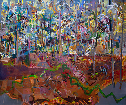 Abstract painting by Grazyna Adamska Jarecka