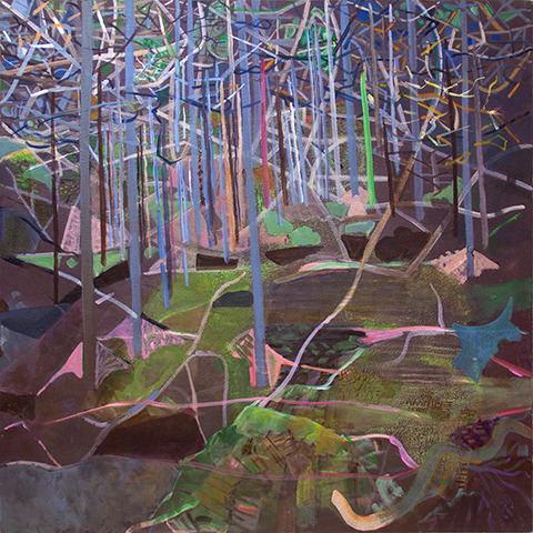 Abstract painting by Grazyna Adamska Jarecka