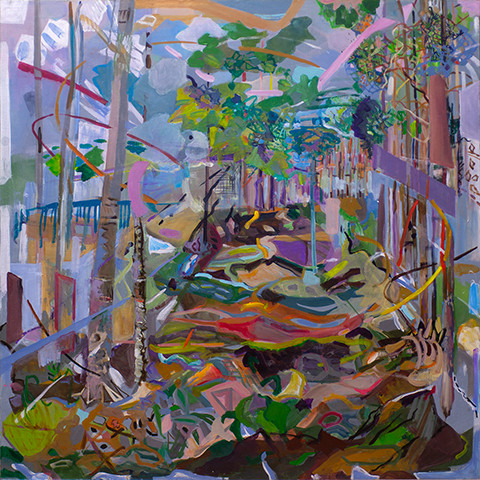 Abstract painting by Grazyna Adamska Jarecka