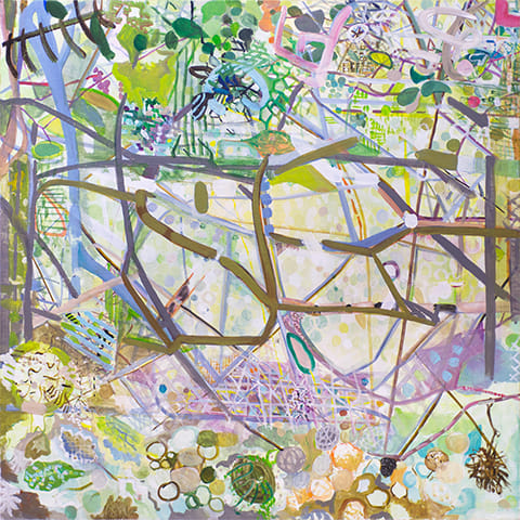 Abstract painting by Grazyna Adamska Jarecka