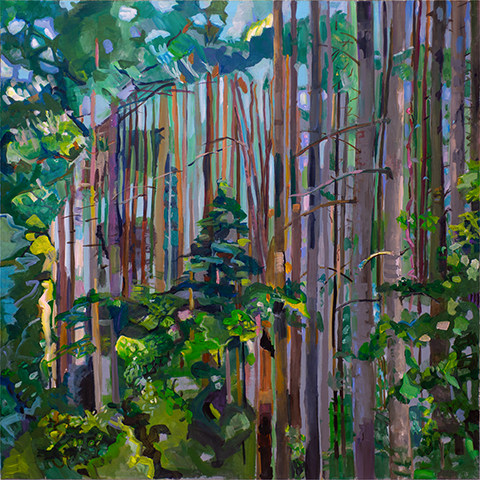 Abstract painting by Grazyna Adamska Jarecka