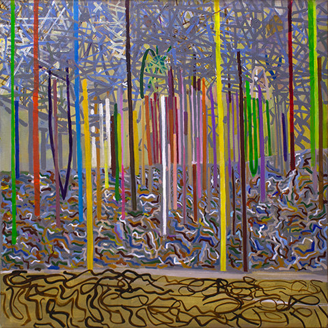 Abstract painting by Grazyna Adamska Jarecka