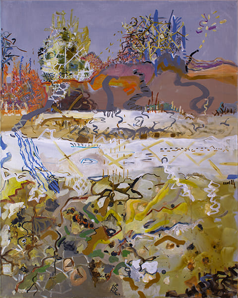 Abstract painting by Grazyna Adamska Jarecka