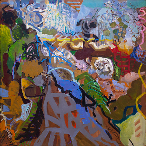 Abstract painting by Grazyna Adamska Jarecka