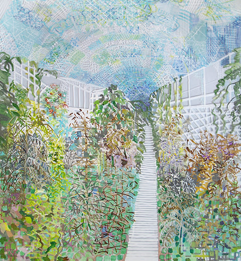 Abstract painting by Grazyna Adamska Jarecka