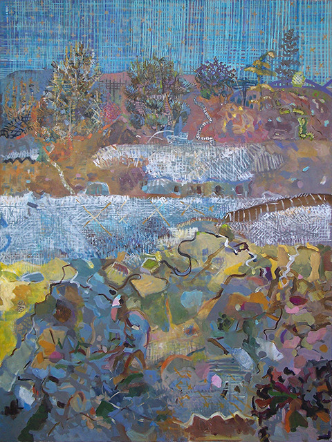 Abstract painting by Grazyna Adamska Jarecka