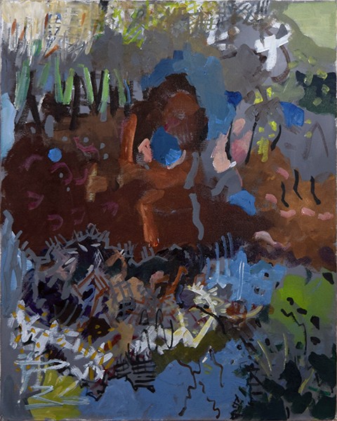 Abstract painting by Grazyna Adamska Jarecka