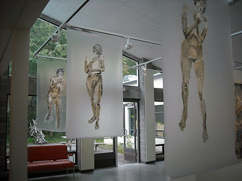 Figurative painting of a woman. by Grazyna Adamska Jarecka