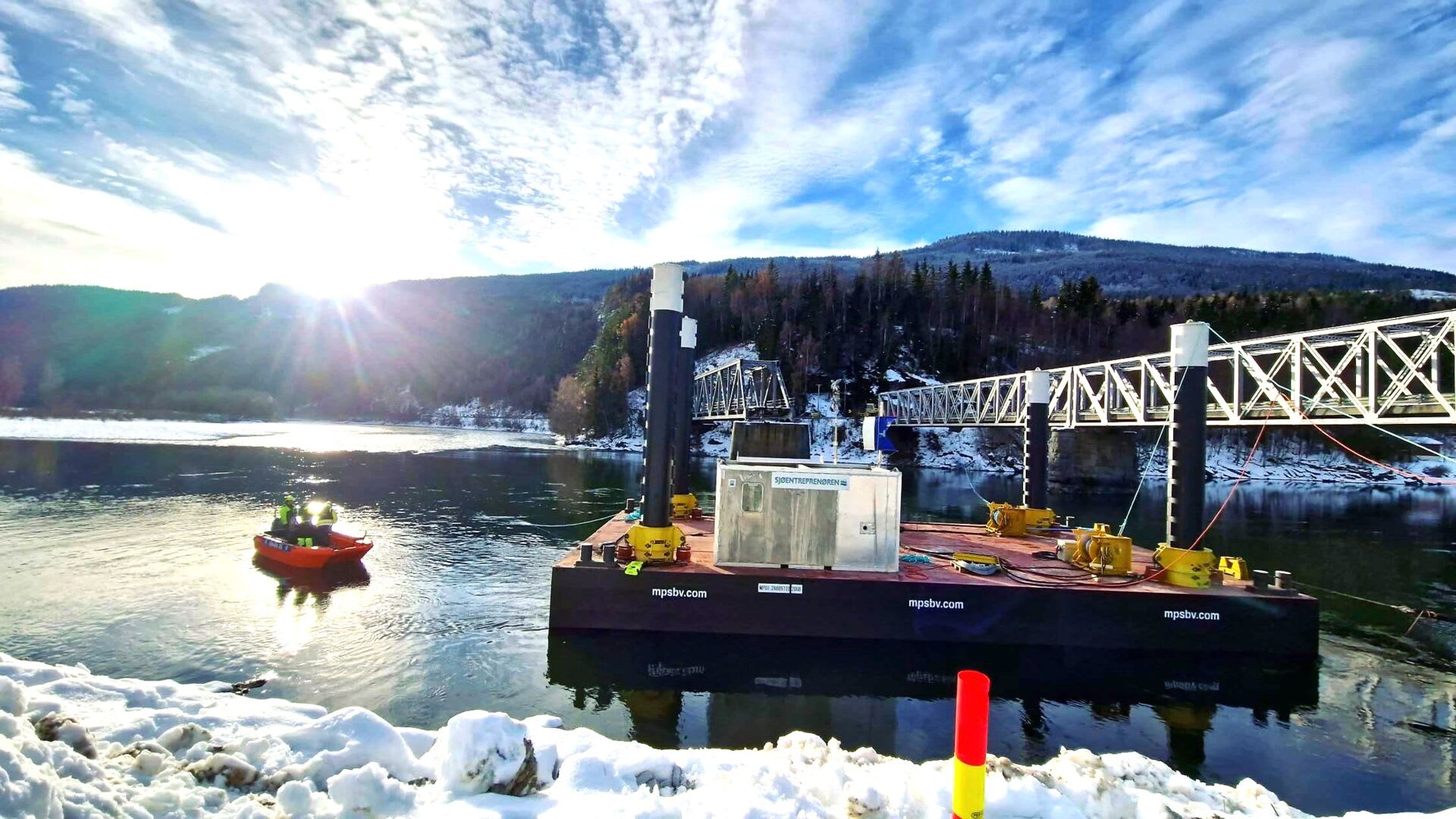 Gjenoppbygger jernbanebru i Ringebu | NCC