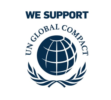 The UN global compact logo
