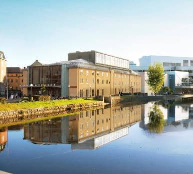 Illustration över det nya kulturkvarteret i Örebro.