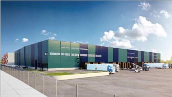 Illustration på lagerlokalen nya Lyckobrunnen, Upplands Bro.